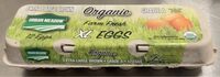 Organic Farm Fresh XL Brown Eggs