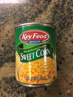 Key food, whole kernel golden sweet corn