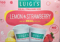 Lemon & Strawberry Real Italian Ice
