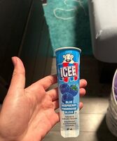 Blue raspberry slushie cup