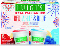 Red, White, & Blue Real Italian Ice