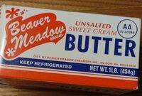 Unsalted sweet cream butter