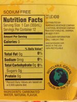 Naturally Essenced Lemon Sparkling Water