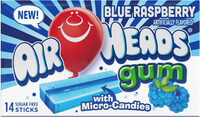 Airheads Blue Raspberry Gum