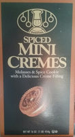 Spiced mini cremes cookie