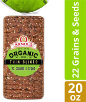Organic Thin-Sliced 22 Grains & Seeds