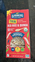 Thin Brown Rice Cakes Red Rice & Quinoa