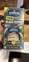 THIN Brown Rice Cakes Black Pepper