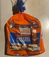 Sweet Pretzel Hamburger Buns