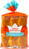 Hawaiian Sweet Mini Sub Rolls