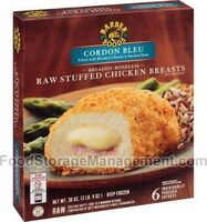 Raw Stuffed Chicken Breasts With Rib Meat