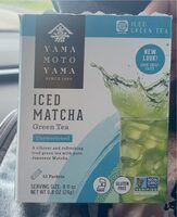 Iced matcha green tea
