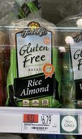 Food for life, bread, rice, almond