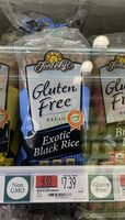 Food for life, gluten free, exotic black rice bread