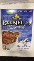Ezekiel 4:9, Flax + Chia Sprouted Flourless Flake Cereal