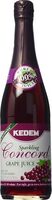 Sparkling concord grape juice
