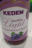 Light sparkling grape juice
