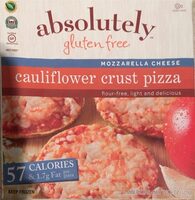 Cauliflower crust pizza