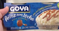Dulce de leche flavored rice pudding