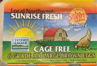 Cage free brown eggs
