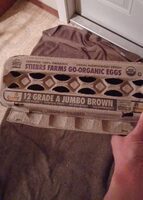 Grade A jumbo brown eggs