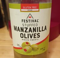 Stuffed Manzanilla Olives W/  Minced Pimento