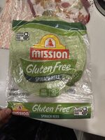 Gluten Free Spinach Herb Tortilla Wrap