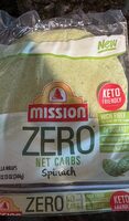 ZERO Net Carbs Spinach