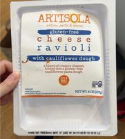 Gluten-free cheese ravioli