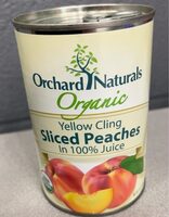 Yellow cling peaches