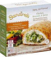 All natural chicken broccoli & swiss