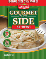 Alfredo flavored gourmet side pasta