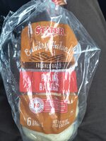 Freshly Baked Plain Bagels