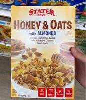 Honey oats & flakes with almonds sweetened multigrain cereal