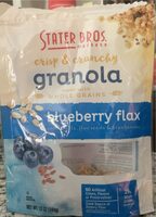 Crispy & crunchy granola blueberry flax