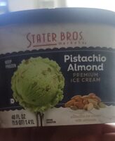Pistachio almond ice cream