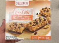 Peanut butter dark chocolate protein bars