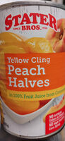 Yellow cling peach halves
