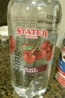 Stater Brothers sparkling water black cherry