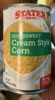 Cream style corn
