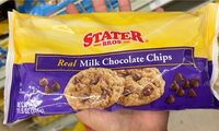 Real milk chocolate chips