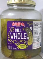 Whole dill pickle