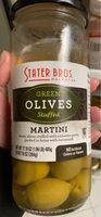 Green olives stuffed