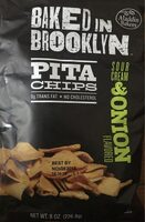 Baked in brooklyn, pita chips, sour cream & onion