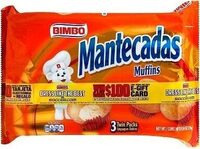 Mantecadas vanilla muffins