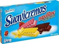 Suavi Cremas, Napolitano Creme Filled Wafers