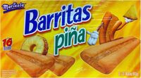Barritas de pina pineapple filled fruit bars twin packs