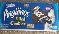 Pinguinos filled cookies