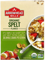 Organic spelt flakes