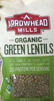 Organic green lentils